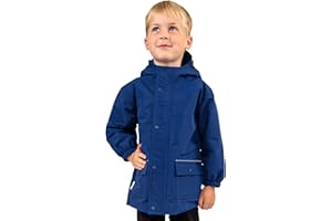 JAN & JUL Waterproof Fleece Lined Rain Jacket, Raincoat for Kids