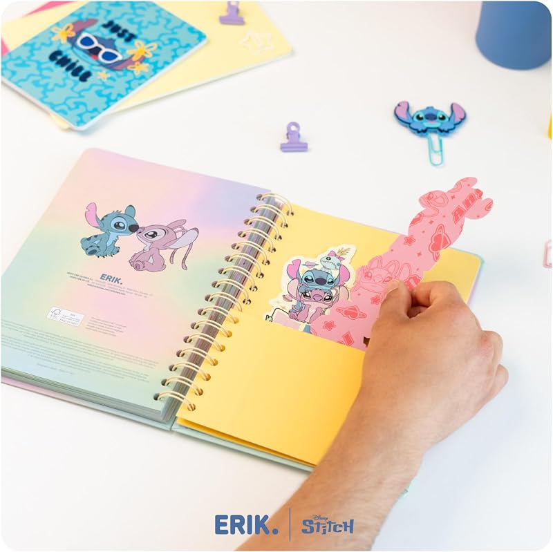 | Agenda Scolaire 2026 2027 Stitch et Angel - Semainier