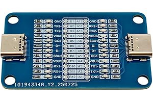 ZYNCUE Portable Type-C Cable Tester with 24-Pin Full Testing and Dual-Head LED Indicators for USB-C Data Cables