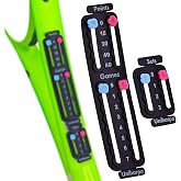 Uniharpa Portable Tennis Racket and Padel Scorekeeper, Easily Mounted Small Score Board to Keep Score of Points, Games, and Sets, Lightweight Mini Score Keeper, 1.9g