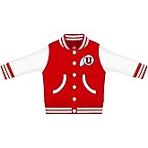 Creative Knitwear College Baby Varsity Jacket Lightweight - Team Logo, Multiple Colors, Unisex, (0 Months - 4T)