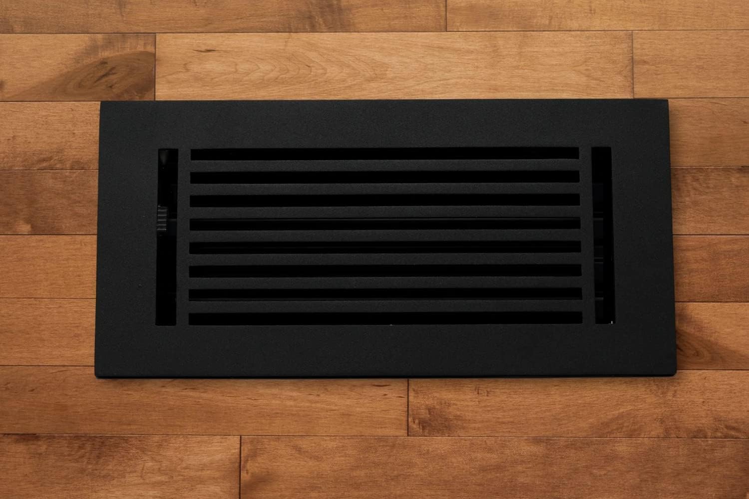 Registers, Grilles & Vents - 4 x 10 Cast Aluminum Linear Bar Vent Cover - Black (Overall: 5.25 x 11.5)