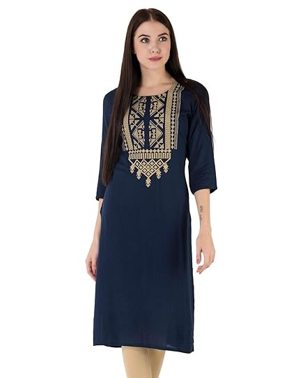 Women's Cotton Straight Kurta