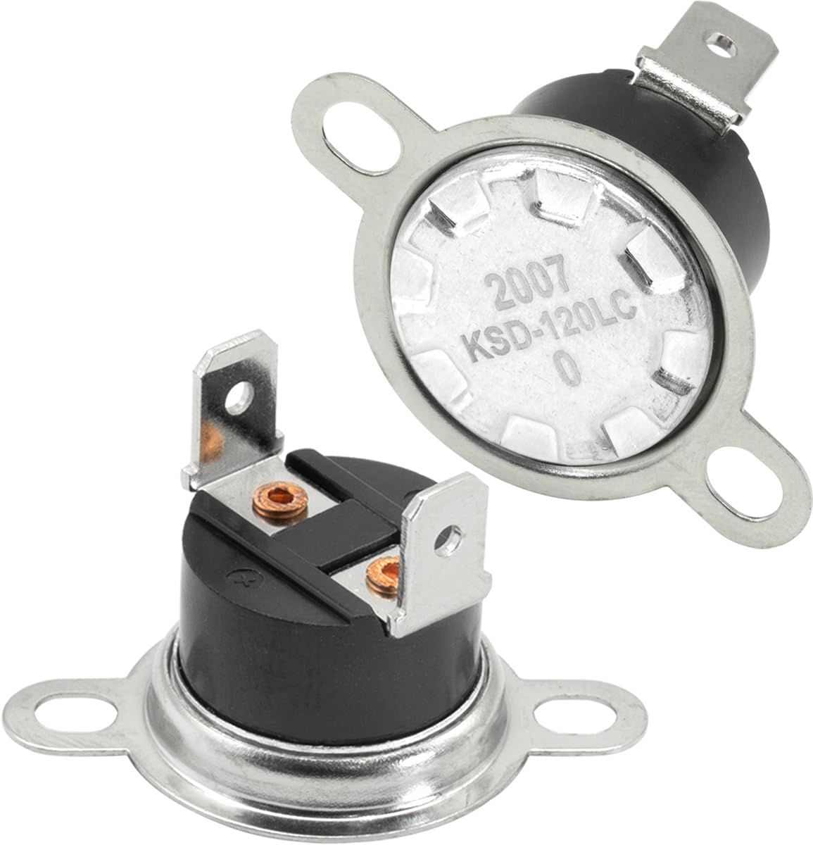 Photo 1 of 2 Pack DE47-20059B Microwave Thermostat Thermal Fuse Compatible with Samsung Models Replaces DE47-20059A, AP4580112, 2079767, PS4226453