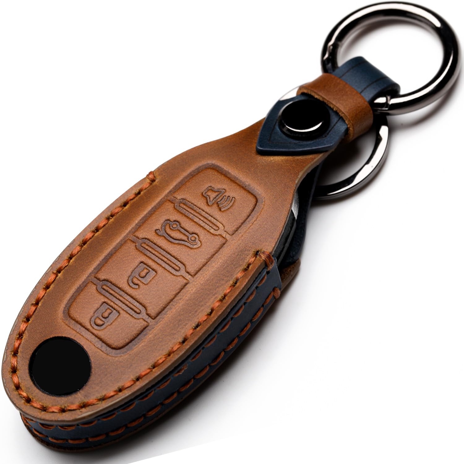 ZiHafate Leather Car Key Fob Cover Compatible with