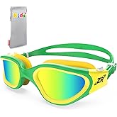 ZIONOR Kids Swim Goggles, G1 MINI UV Protection Anti-Fog Polarized Swimming Goggles for Age 6-14