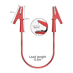 Goupchn Alligator Clips Electrical Test Leads Dual