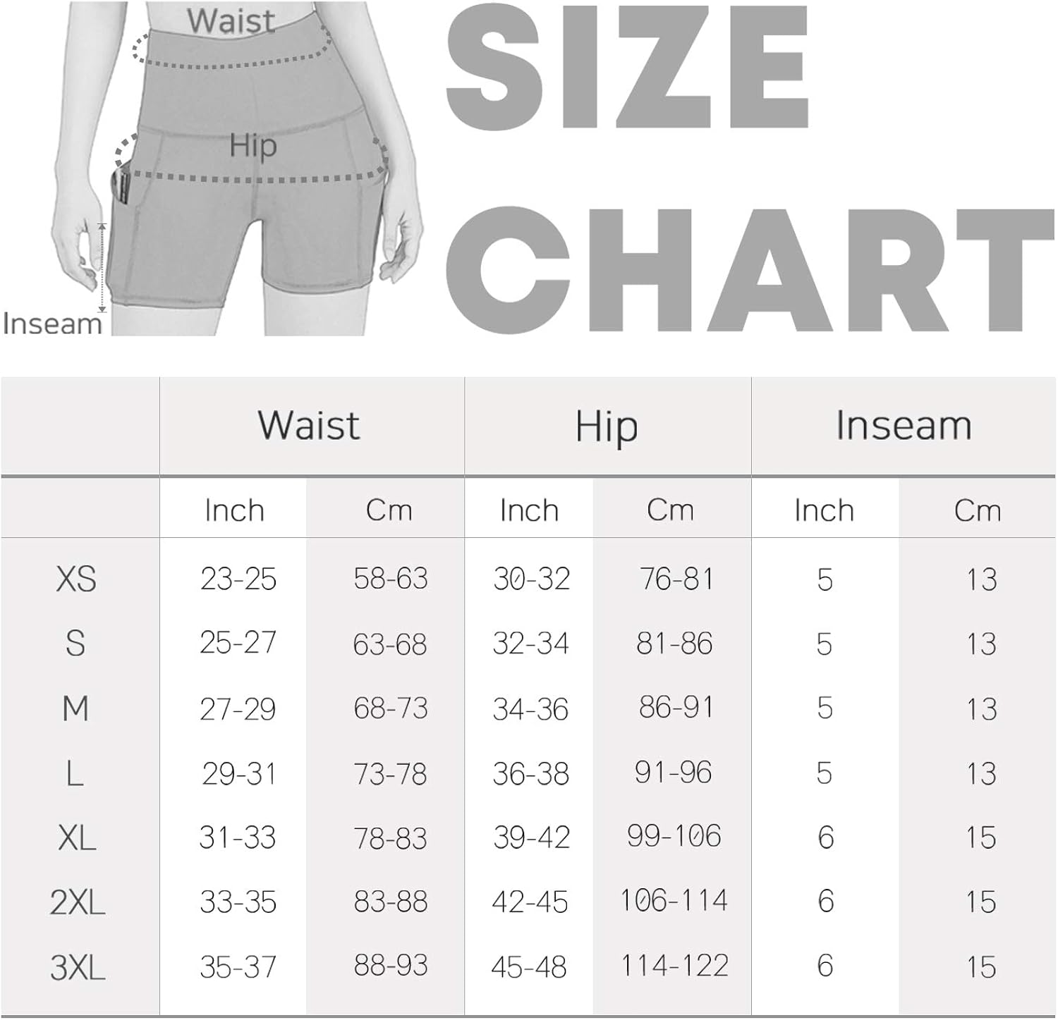 ODODOS High Waist Out Pocket Yoga Short Tummy Control Workout Running Athletic Non See-Through Yoga Shorts: Clothing