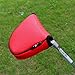 Big Teeth Golf Mallet Putter Cover Headcover Club Protector Magnetic Closure Don't FIT Iron Material Putter for Scotty Cameron Taylormade Odyssey 2 Ball Club (Red)