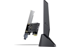 TP-Link AXE5400 WiFi 6E PCIe WiFi Card for Desktop PC (Archer TXE73E) – Tri-Band 5.4 Gbps, 6 GHz Support, Low-Latency Gaming,