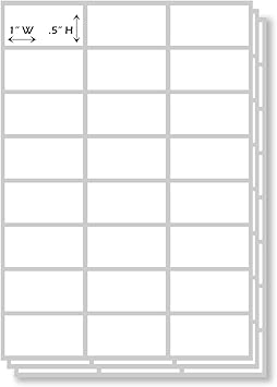 plain white sticker labels