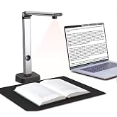 JOYUSING 14MP HD Document Scanner, Capture Size A3, OCR | Smart Multi-Language , Convert to PDF/Word/Txt/Excel on Windows and PDF on Mac System