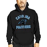 Team Fan Apparel NFL Adult Gameday Hooded Sweatshirt - Poly Fleece Cotton Blend - Stay Warm and Represent Your Team in Style