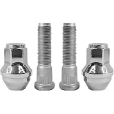 Mysttoo 4PCS M14x1.5 Chrome Wheel Lug Stud Nut Set 611-008 Compatible with 2015-2023 Ford F-150 F150 Expedition Lobo Lincoln Navigator MKX,2015-21 Transit 150 250 350 ACPZ1012B