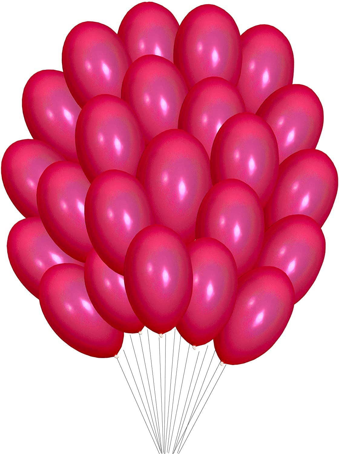 Matissa 5 pcs 36" (90 CM) Extra Large Balloons Giant big Pearlised Latex Air or Helium Wedding Birthday Christmas Party Decoration (Hot Pink)