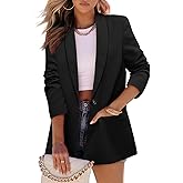 CRAZY GRID Women Business Casual Blazer Jacket Fashion with Lined Work Professional Suit Jacket