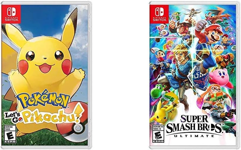 Amazoncom Pokemon Lets Go Pikachu Bundle With Super