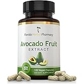 Florida Herbal Pharmacy, Avocado Fruit Extract Supplement Capsules 10:1 (120 Capsules)