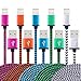 iPhone Cable,5Pack 3FTCharging Cord - Nylon Braided USB Lightning Charger for iPhone 7,SE,5,5s,6,6s,6 Plus,iPad