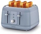 Kenwood Dawn 4-Slot Toaster 1800W Stone Blue TFP09.000BL Defrost Reheat
