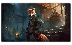 EDGFRTOIO Playmat 24" x 14" Game Mats Tabletop
