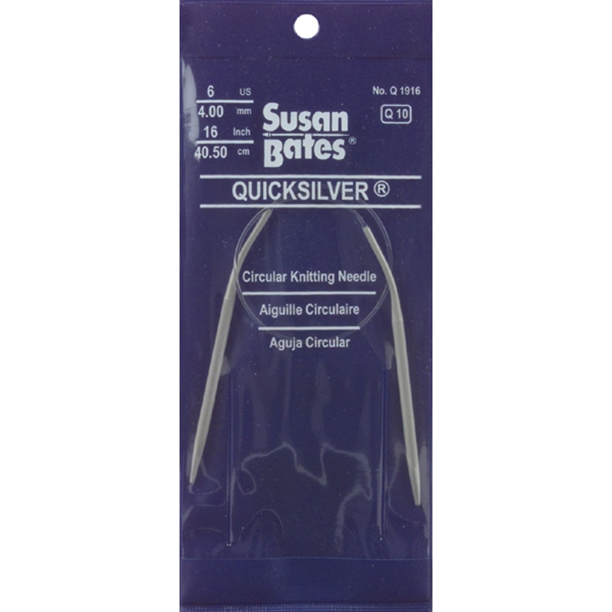 Quicksilver Circular Knitting Needle 24"-Size 3/3.25mm