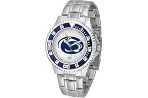 SunTime Men's Competitor 40mm Quartz Watch, 20mm Stainless Steel Strap, Gameday Dial