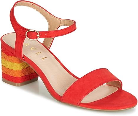 amazon orange sandals