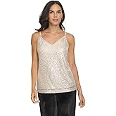 Calvin Klein Womens Sleeveless High Neck Suiting Blouse