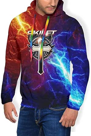 Sudadera con Capucha Skillet Sudaderas con Capucha Impresas en 3D
