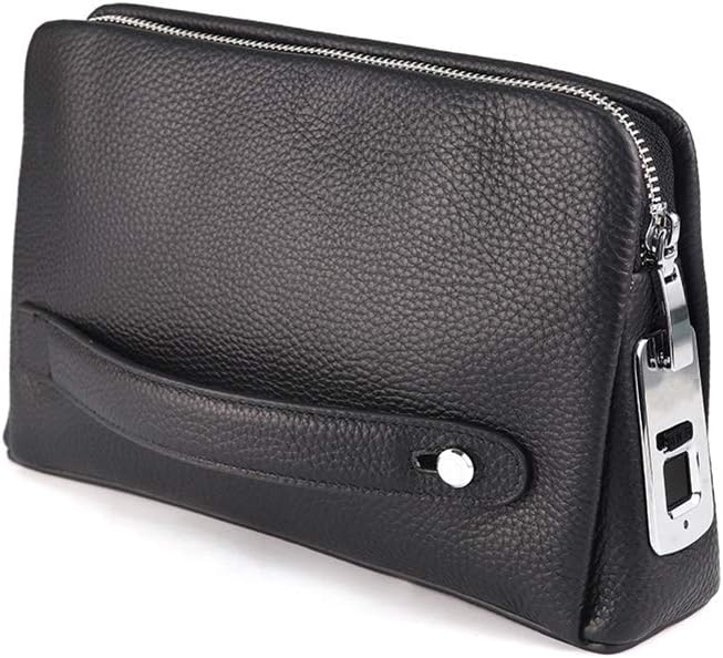 YMXLJJ Smart Fingerprint Handbag Lock Waterproof Anti-theft Fingerprint Backpack Lock Men's And Women's Wallet Support USB Charging
