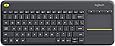 Logitech K400 Plus Wireless Touch TV Keyboard with Easy Media Control and Built-In Touchpad