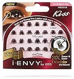 iEnvy Kiss Trio Lashes, Ultra Black, Short
