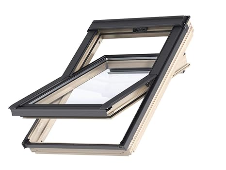 Original Velux Holz Dachfenster - „Thermo-Technology' (114 x 140) mit Eindeckrahmen