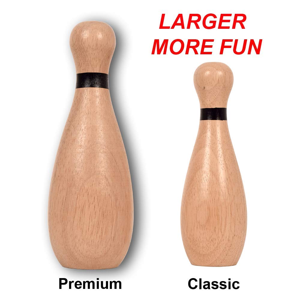 Ni Rou Mua NI-ROU Outdoor Giant Lawn Bowling Games Rubber Wooden Lawn Set Fun ...