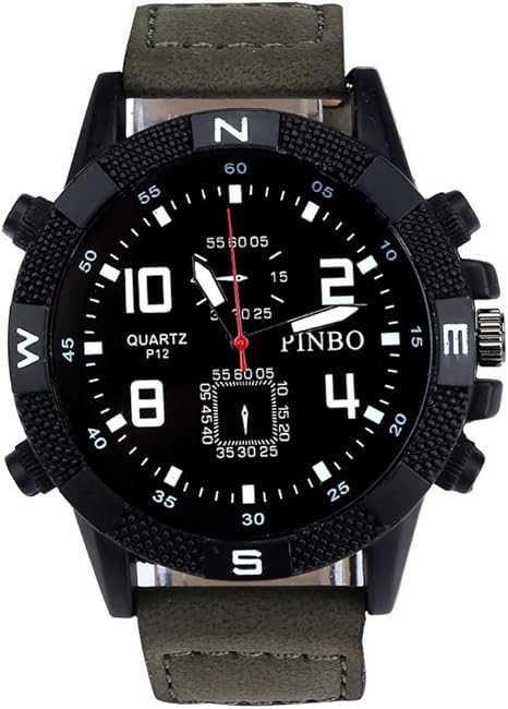 HOOUDO Clearance Watches for Man,Sale Cheap Casual Analog Quartz Canvas