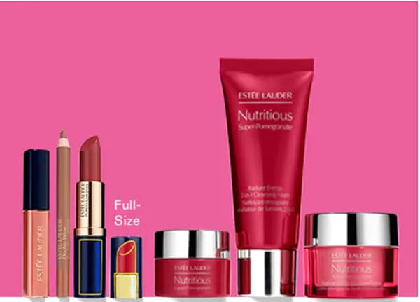 Estée Lauder 雅诗兰黛 红石榴护肤彩妆7件套 6.4折$35 海淘转运到手约¥248 Estée Lauder 雅诗兰黛 红石榴护肤彩妆7件套 6.4折$35 海淘转运到手约¥248