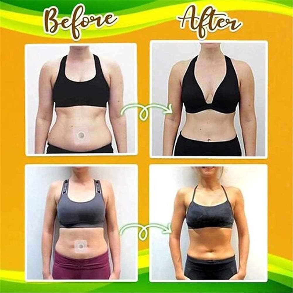 Mugwort Navel Sticker,Herbal Slimming Waist Pellet for Women and Men,Natural Herbal Chinese Medicine Belly Sticker: Kitchen & Dining