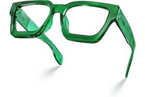 VISOONE Blue Light Blocking Glasses Rectangle Chic Preppy Look MultiColor Frame for Women Men RIVER