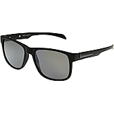 Foster Grant Mens Ramble Sunglasses Sunglasses Black Frame Grey Lenses Way Shape, Black/Smoke, 52 mm US
