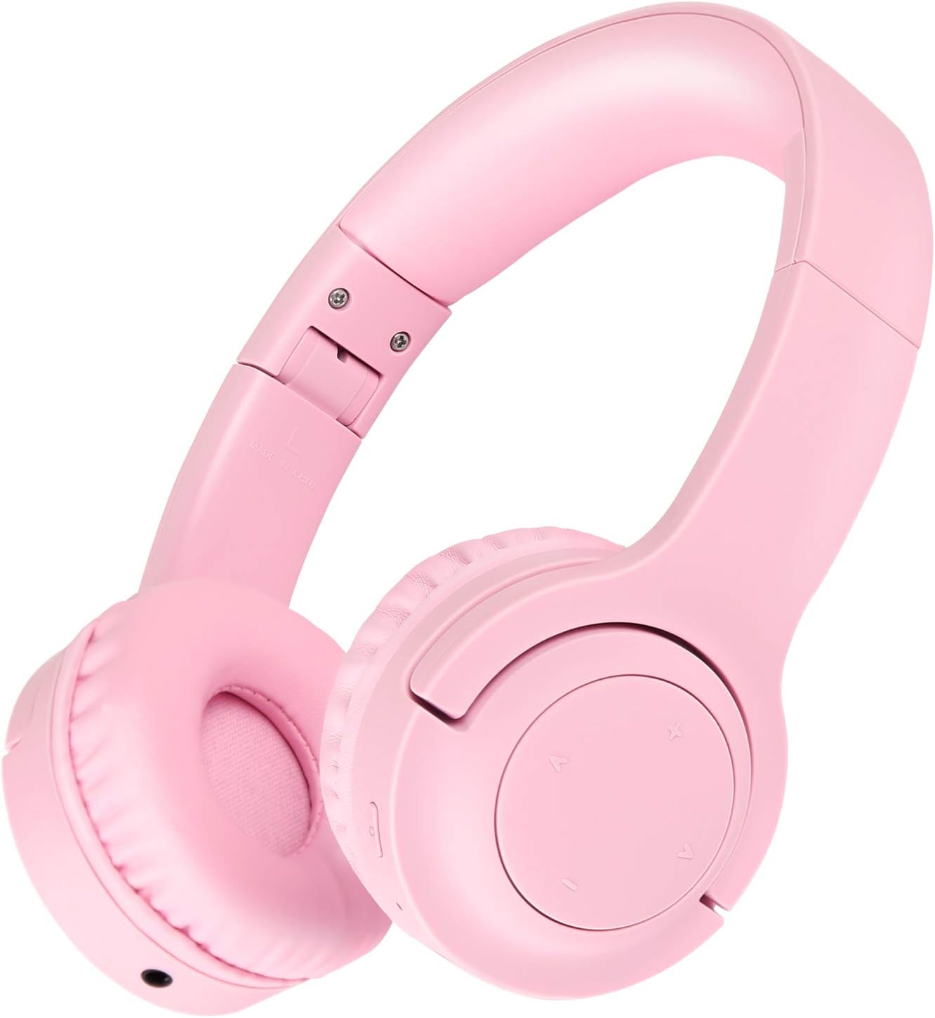 Picun Kids Bluetooth Headphones, 35 Hrs Playtime Foldable Stereo Kids Wireless Headphones with USB-C Fast Charge and Built-in Microphone for Phones/Pad Tables/PC, 2020 Upgraded Model E3 Pink
