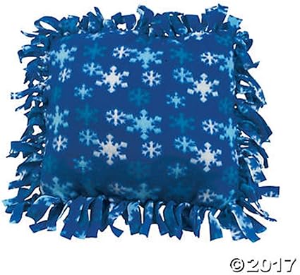 Amazon Com Fun Express Winter Fleece Tied Pillow Craft Kit