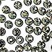 144 Swarovski 2058 Xilion / NEW 2088 Xirius 16ss 4mm flatback rhinestones ss16 BLACK DIAMOND F
