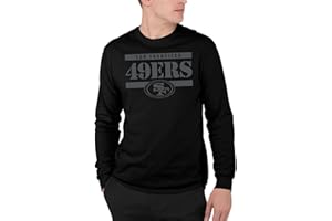 Junk Food x NFL - Team Stencil Block - Officially Licensed Adult Long Sleeve Fan T-Shirt for Men & Women