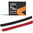 GZRUICA Rear Bumper Protector Guard Trunk Rubber Protection Strip Rubber Scratch-Resistant Trunk Door Entry Guards Car Accessory for SUV/Cars Universal Black with Full 3M Tape Pack-1 (35.43" 2.95")