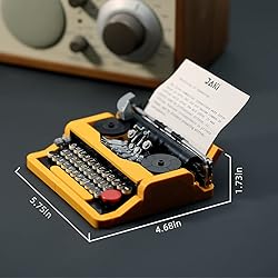 ENJBRICK Typewriter Building Set Compatible with