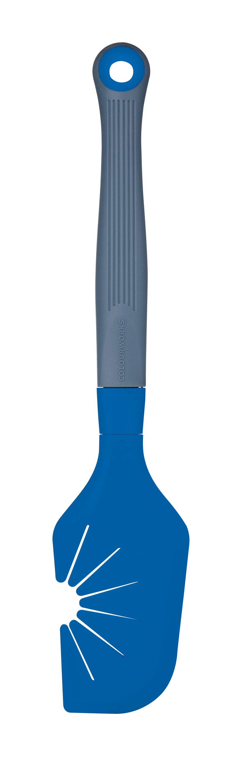 Colourworks 'The Swip' Silicone Spatula and Whisk Cleaner Tool, Blueberry, 29 cm, Blue