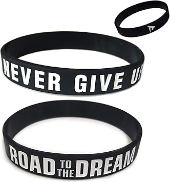 Armix Pulsera de Silicona de motivacion, Pack 2 Piezas, Pulseras ...