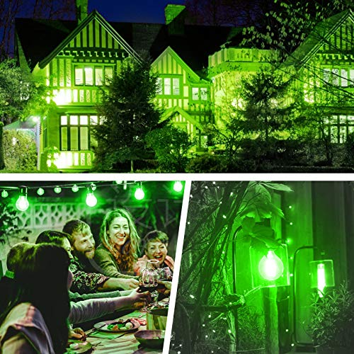 KQHBEN LED Green Light Bulb A19 5Watts with E26 Base 40w Equivalent