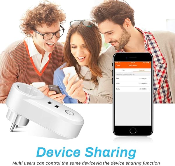 Enchufe Inteligente WiFi Welltop Smart Plug con 2 puertos USB Enchufe Wifi Funciona con Amzan Alexa y Google Home Control Remoto Temporizador No Requiere Concentrador Solo 24 Ghz